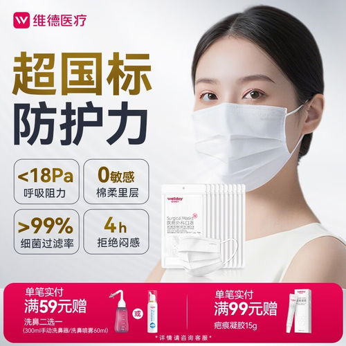 維德100只裝醫用外科口罩，滅菌級僅售15.9元，是日常防護的性價比之選嗎？